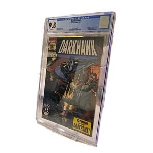 Darkhawk #1 CGC 9.8, 1st app of Darkhawk. White Pages, 1991